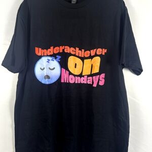 Black Graphic Short Sleeve Tee